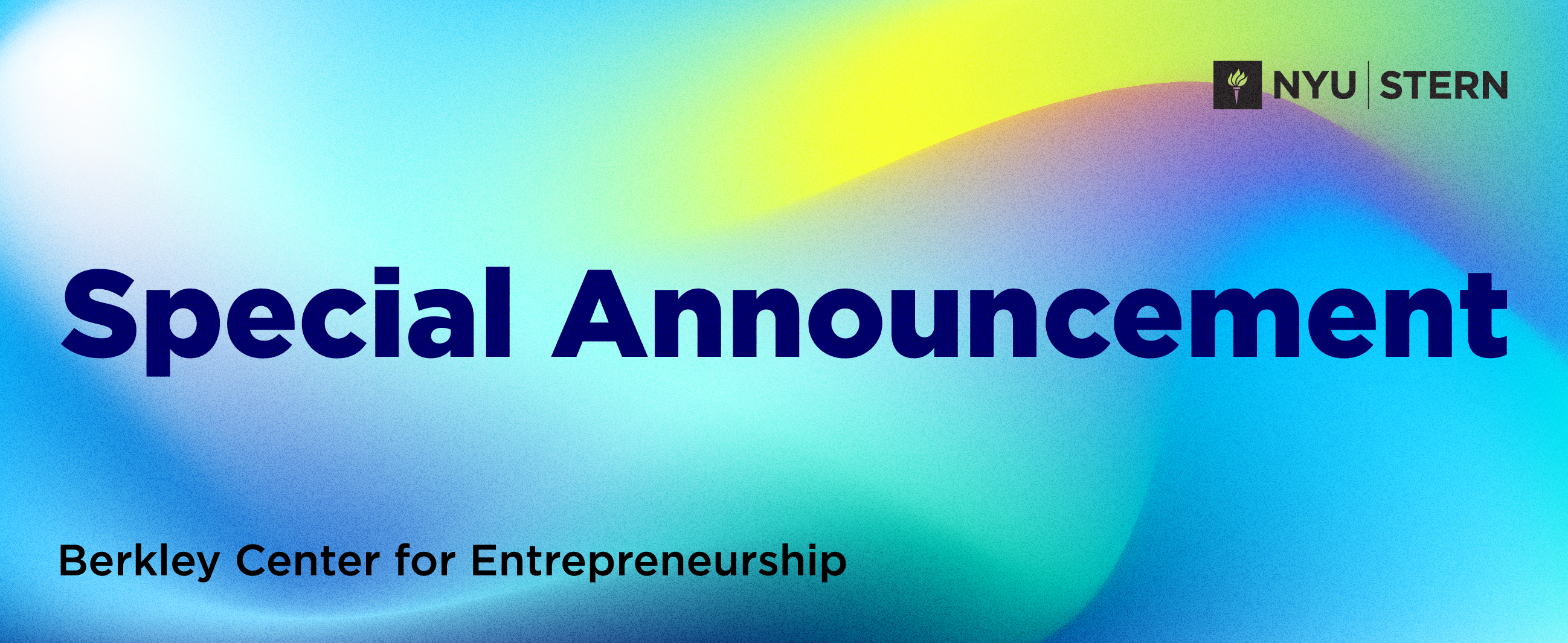 Special Announcement Newsletter Header