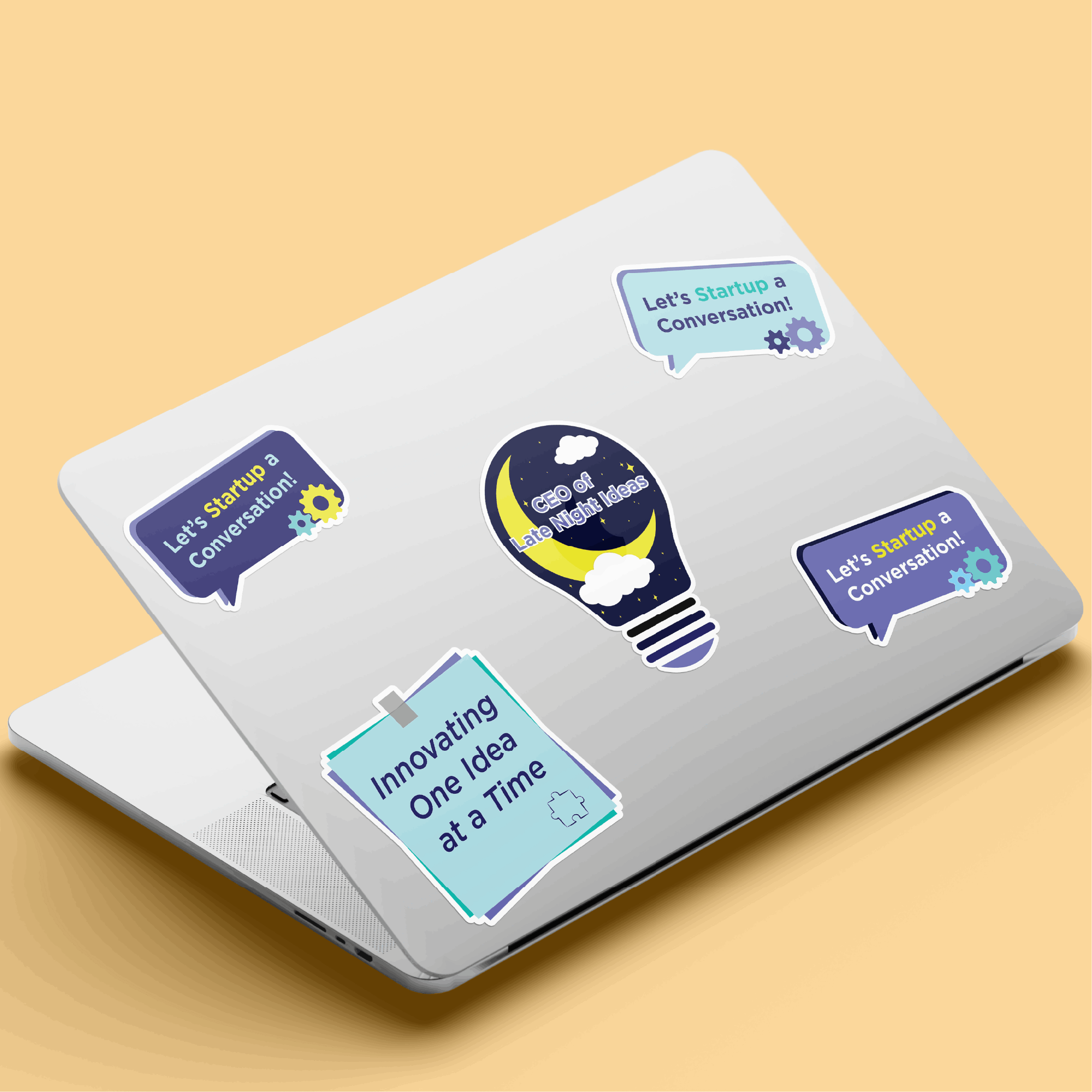 Stickers Mockup