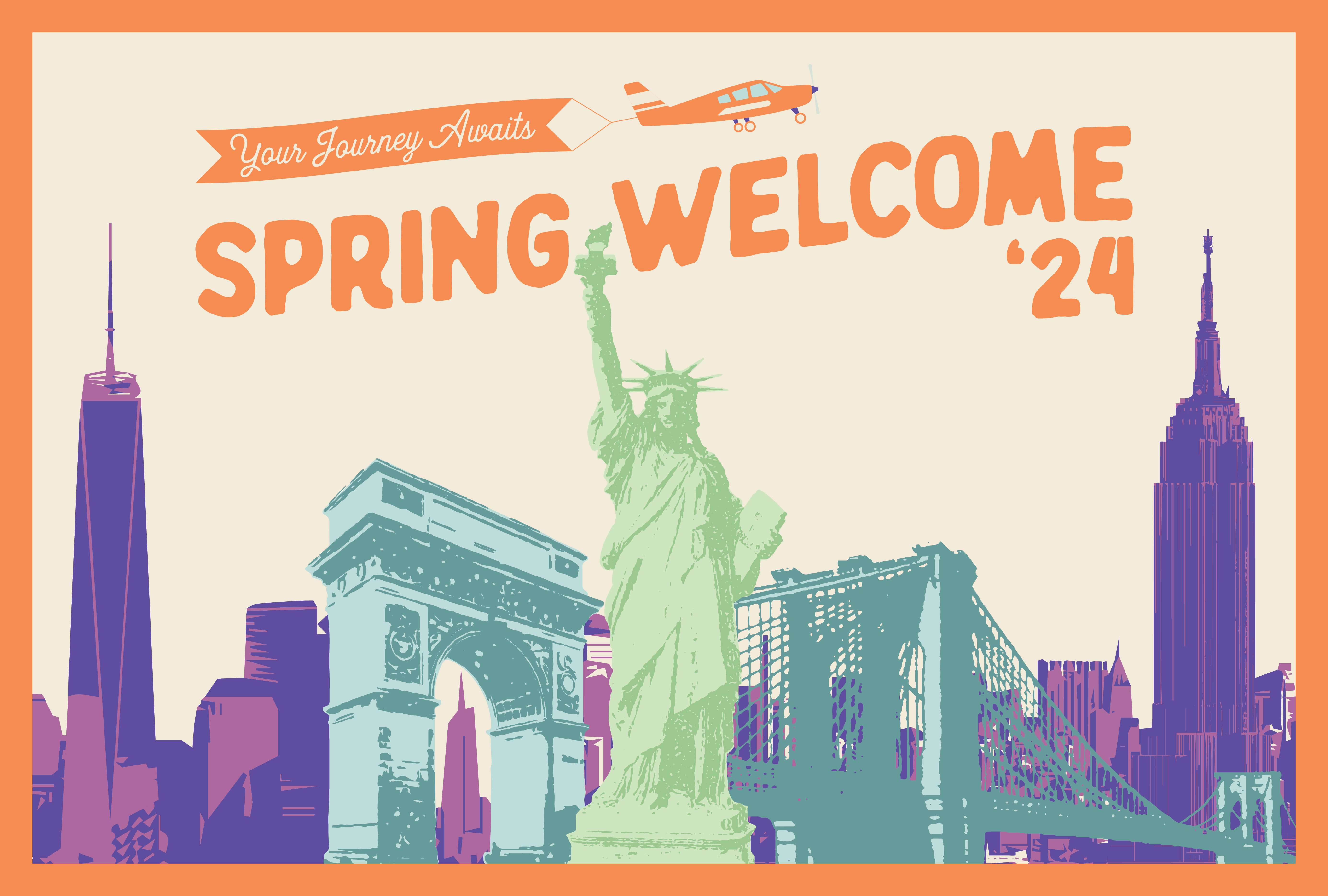 Altered Logo for Spring Welcome 2024