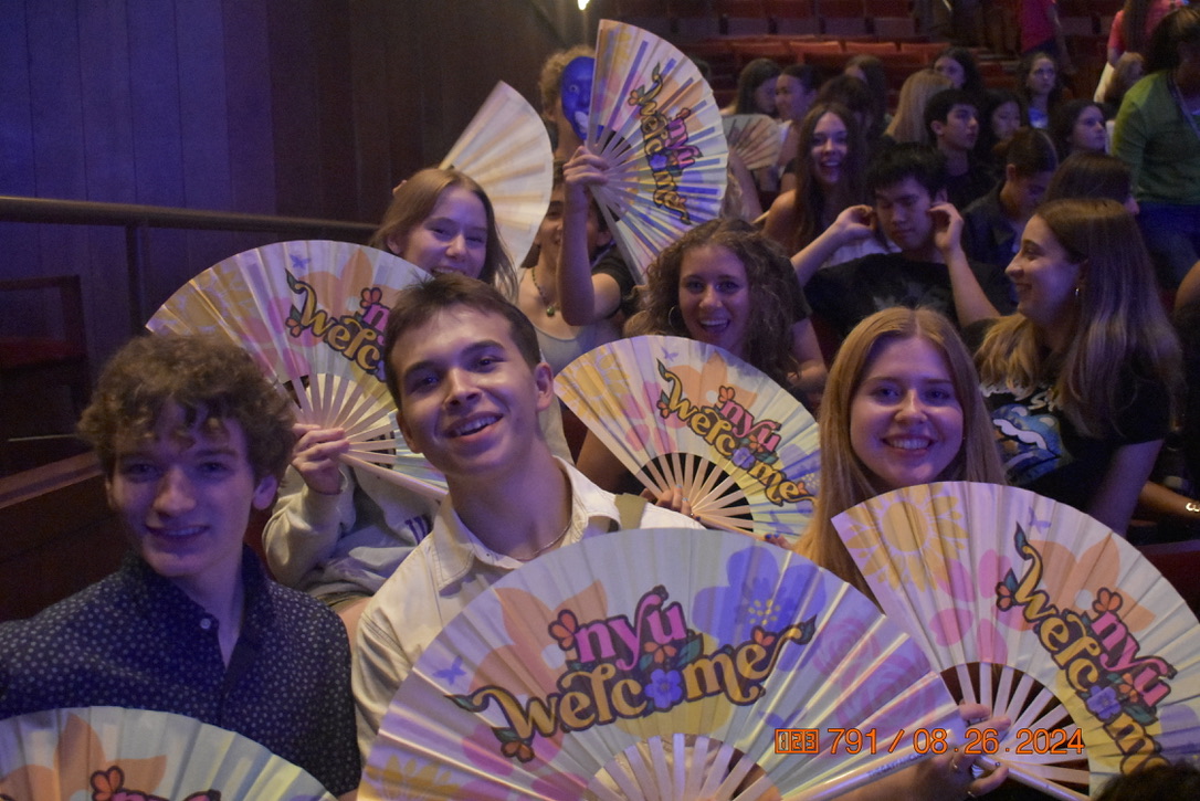 NYU Welcome Fans